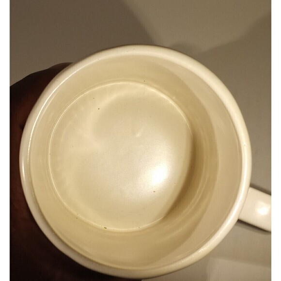 Rae Dunn COFFEE Mug LL Magenta Artisan Large Embossed Ribbed Script White - Picture 6 of 6